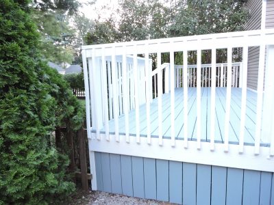 photo of a painted deck in audubon park 40213