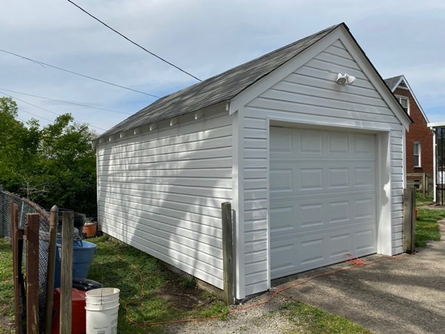 Garage Exterior of Home repainted in St. Matthews - after Preview Image 10