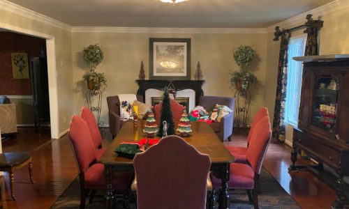 Painted Dining Room