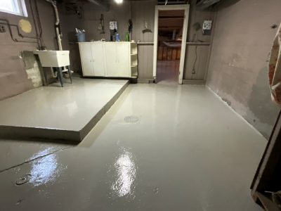 after photo of concrete floors in st matthews