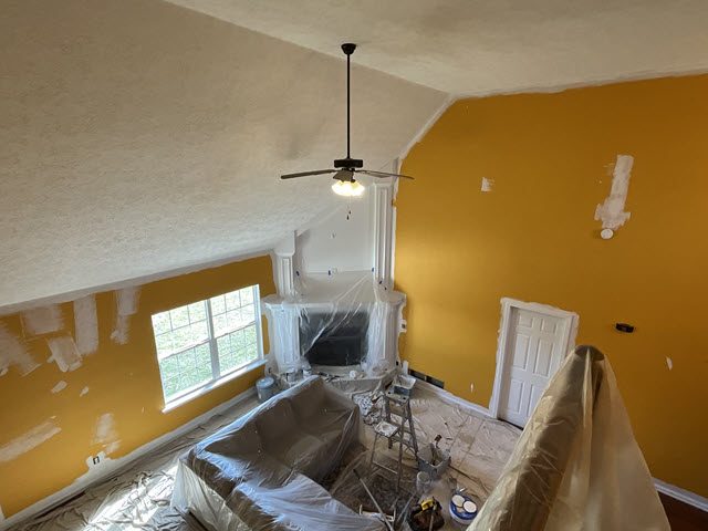 photo of yellow interior before being repainted Preview Image 9