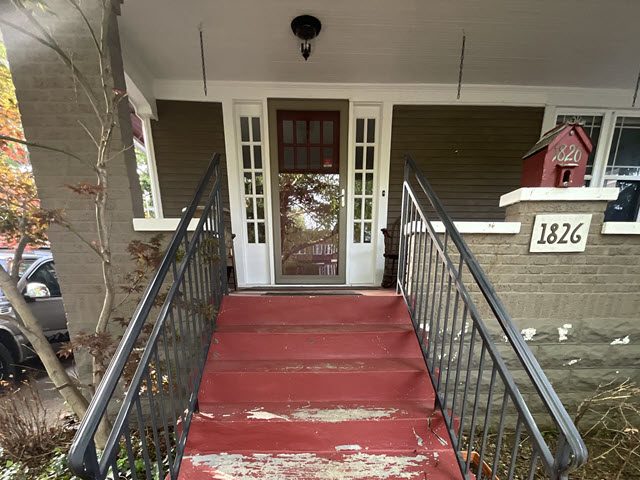 exterior stairs before being repainted Preview Image 5