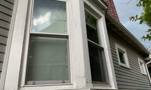 Exterior Window Frames - Before