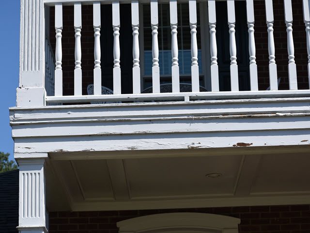exterior trim before being repainted Preview Image 1