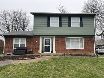 photo of repainted home in louisville