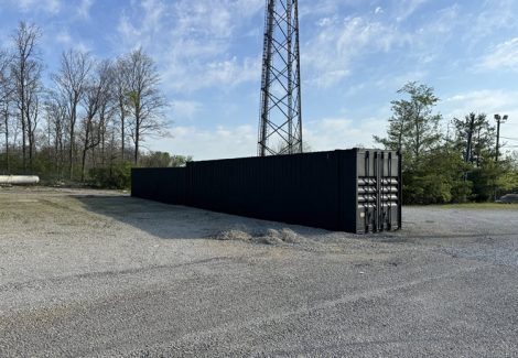 Repainted Storage Unit and Shipping Containers