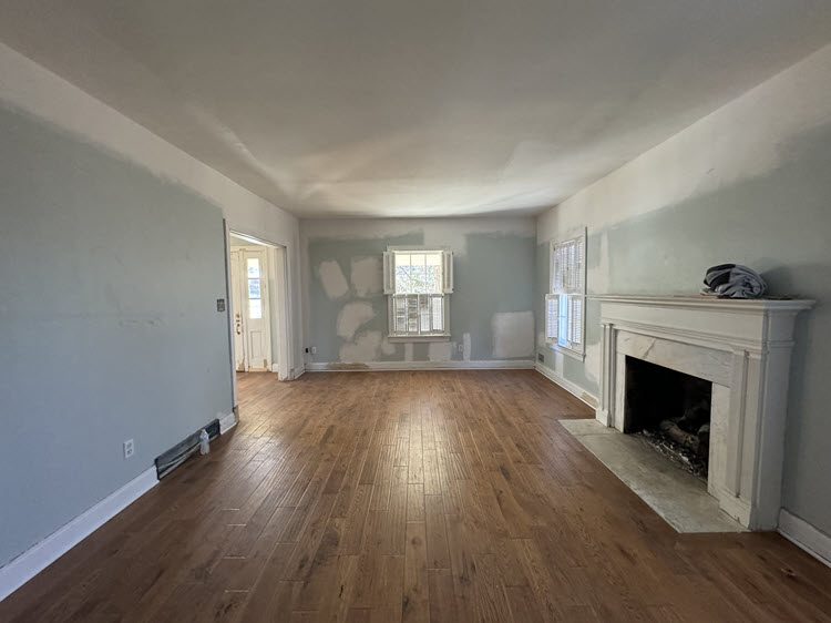 in progress photo of repainted interior Preview Image 10