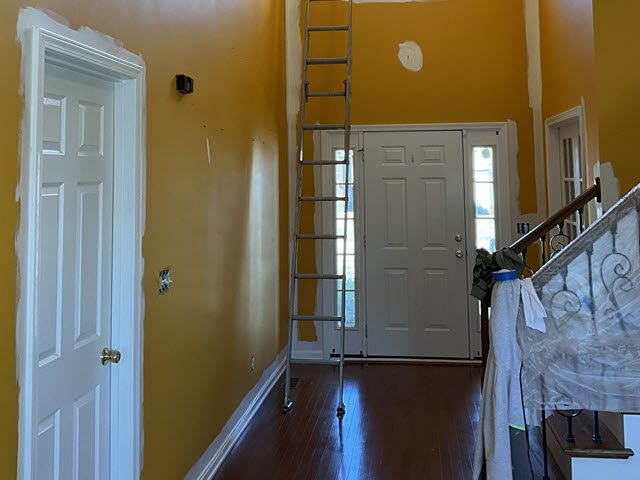 photo of yellow interior before being repainted Preview Image 5