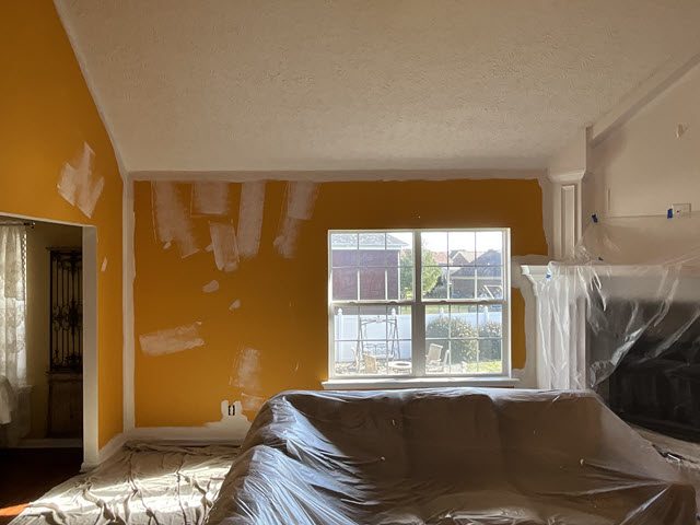 photo of yellow interior before being repainted Preview Image 7