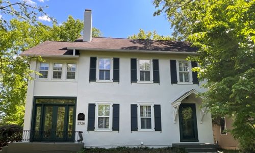 photo of repainted home in jeffersontown