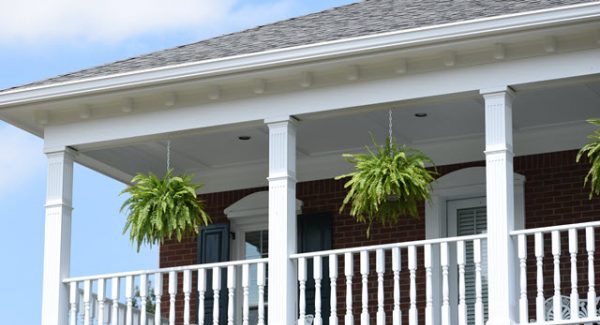 photo of repainted exterior trim