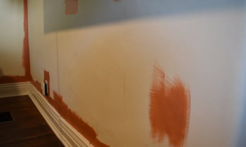 Before Detailing Interior Wall- Angle 1