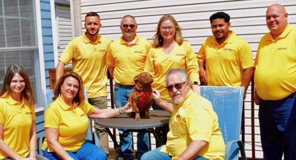 CertaPro Louisville team with owner Lee Sapata