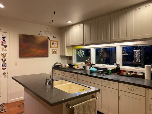 cabinet and island repainted in new albany - after Preview Image 8