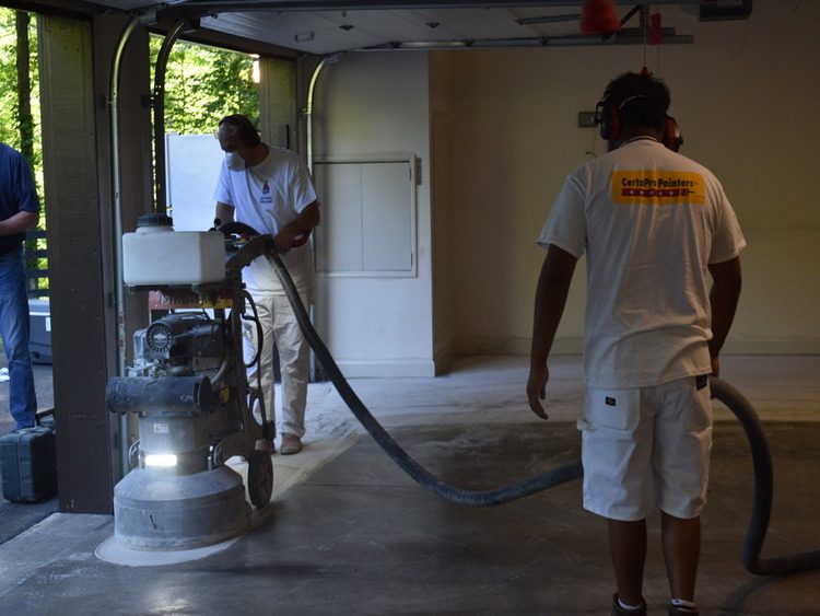 photo of garage being repainted and renovated Preview Image 1