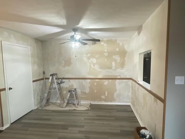 in progress photo of room being painted Preview Image 2