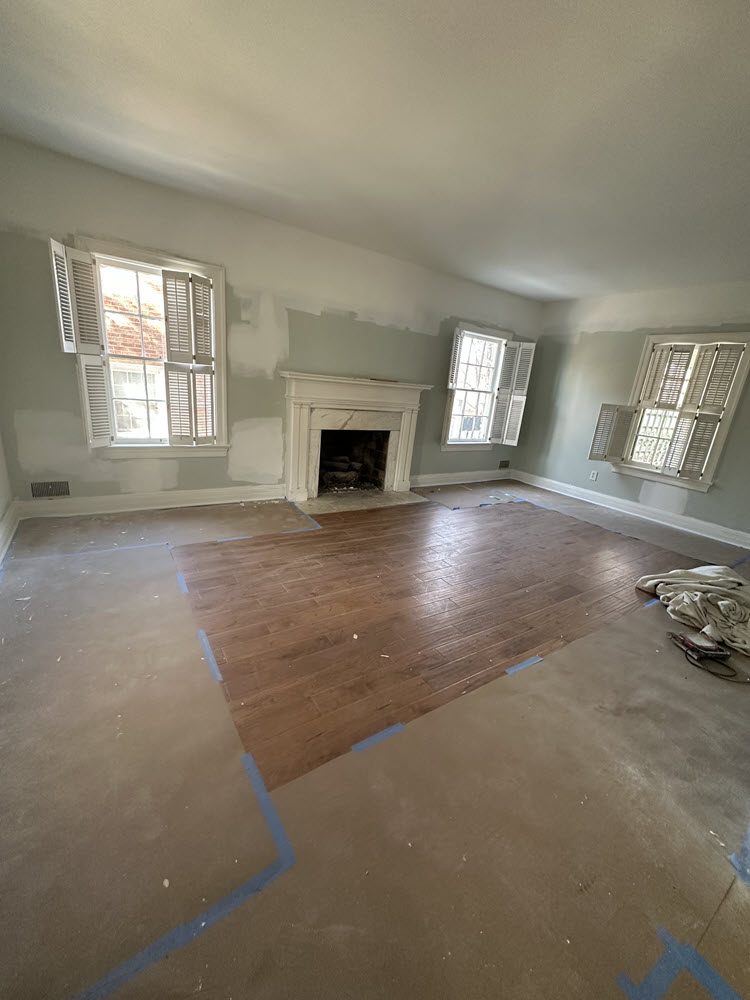 in progress photo of repainted interior Preview Image 12