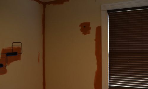 Interior Window Wall - Before