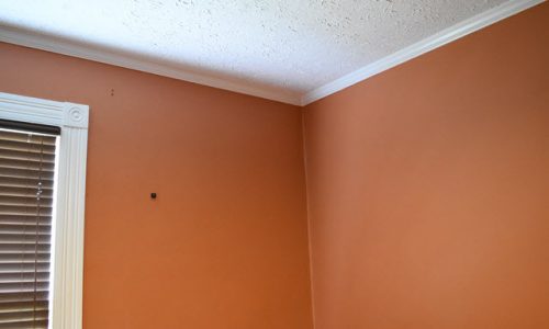 Repainted Interior Wall Corner