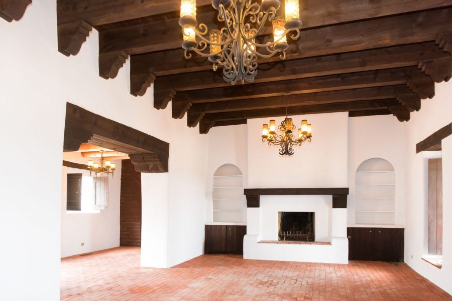 Interior living room painting by CertaPro house painters in Lubbock, TX