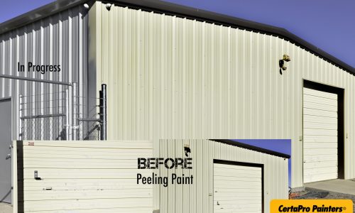 CSI Exterior During Repainting