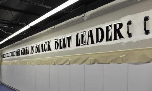 Detailed Work Around Signage