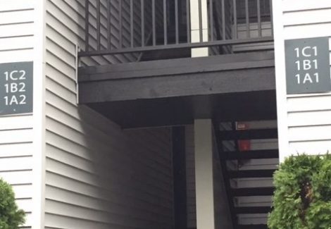 Stairwell Painting in Apartment