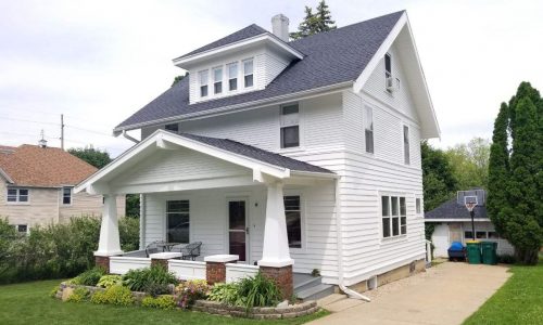White Exterior Painted