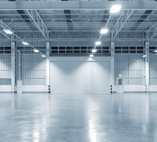 interior of a warehouse in madison, wisconsin
