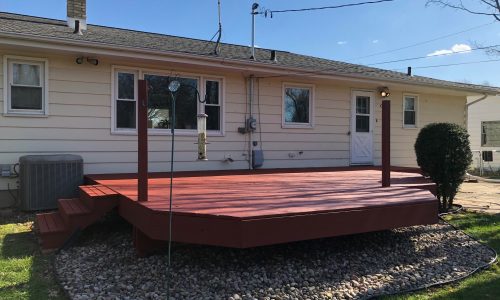 Deck Staining Project
