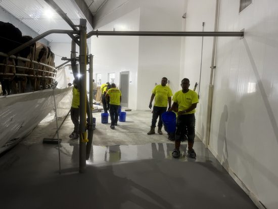 Commercial Flooring Project production photo