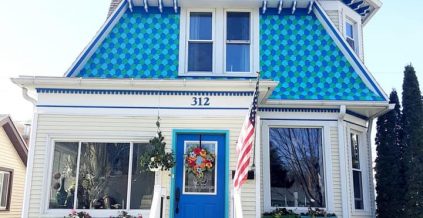 Blue & White Exterior Painting Project ...