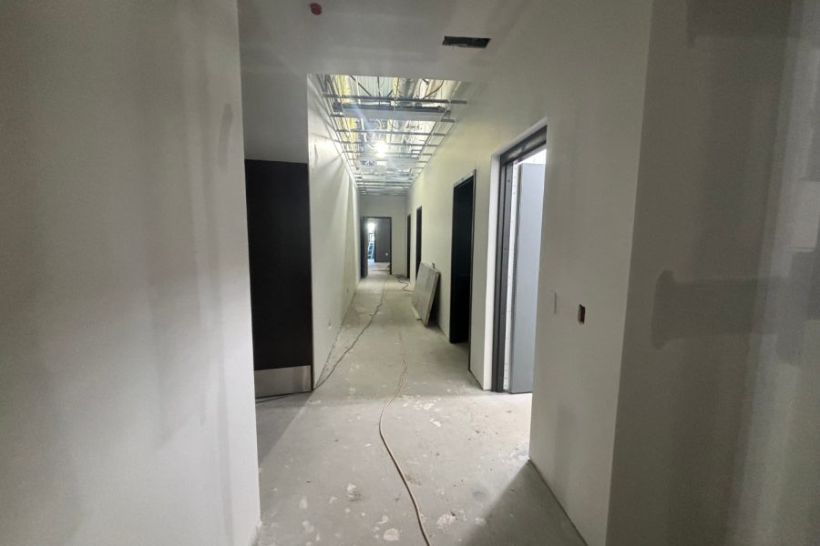 Cudahy Fire Station hallway being prepared to paint corner walls Preview Image 22