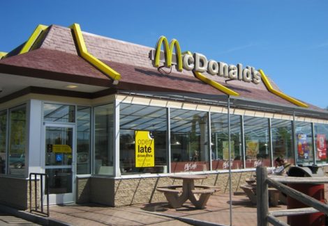 Exterior Commercial Painting at McDonald's