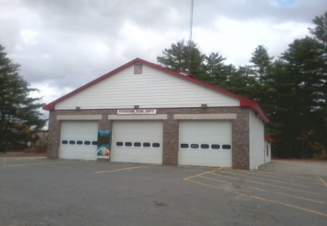 Exterior Commercial Painting at Standish Fire Department
