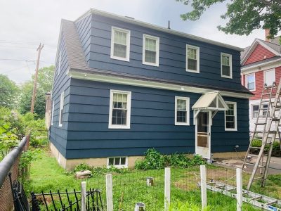 after painting clapboard siding