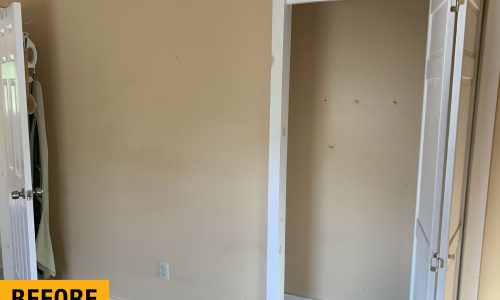 Interior Painting & Drywall Repair Before