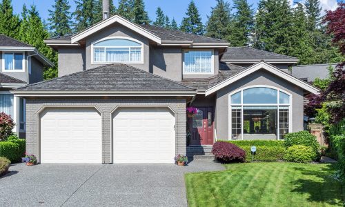 White garage doors after painting project by certapro painters