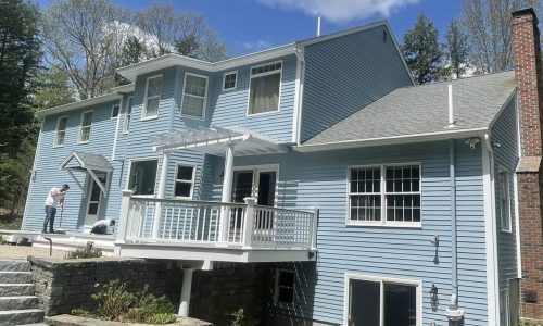 final painting house exterior in Maine