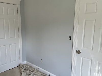 interior walls after painting