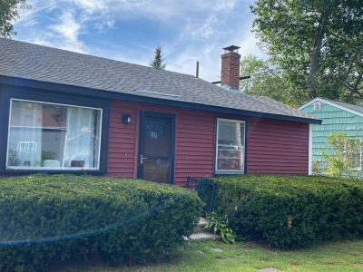 front exterior after painting