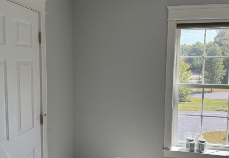 interior walls after painting