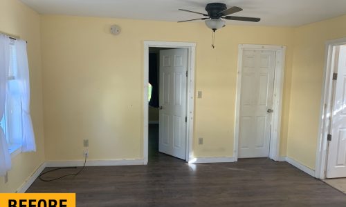 Interior Painting & Drywall Repair Before