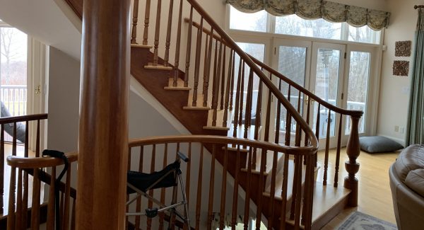 repainted interior of home in maine