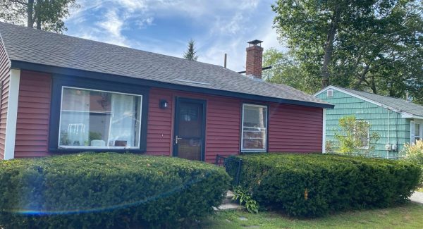 front exterior after painting