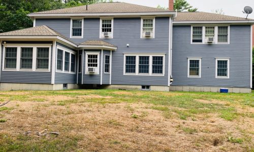 After - Back of home