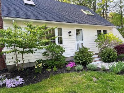 repainted exterior of home in maine