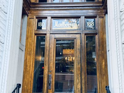 front door entrance after restoration