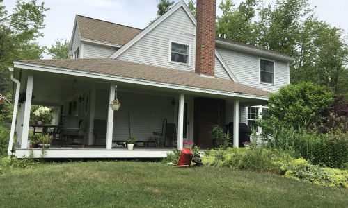 Side of home before painting