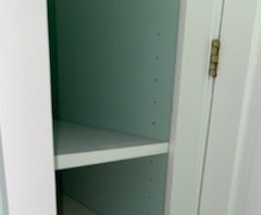 Newly Painted Built-ins